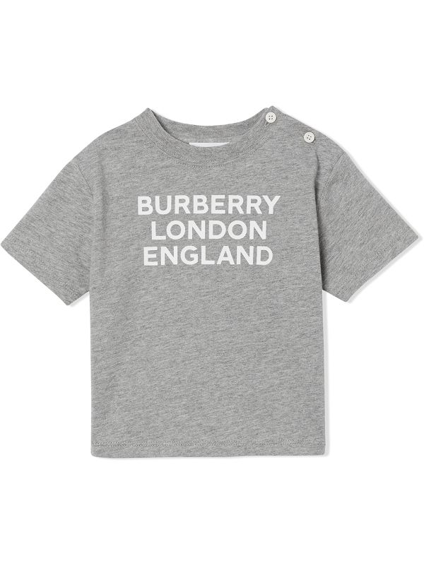 burberry shirt kids grey