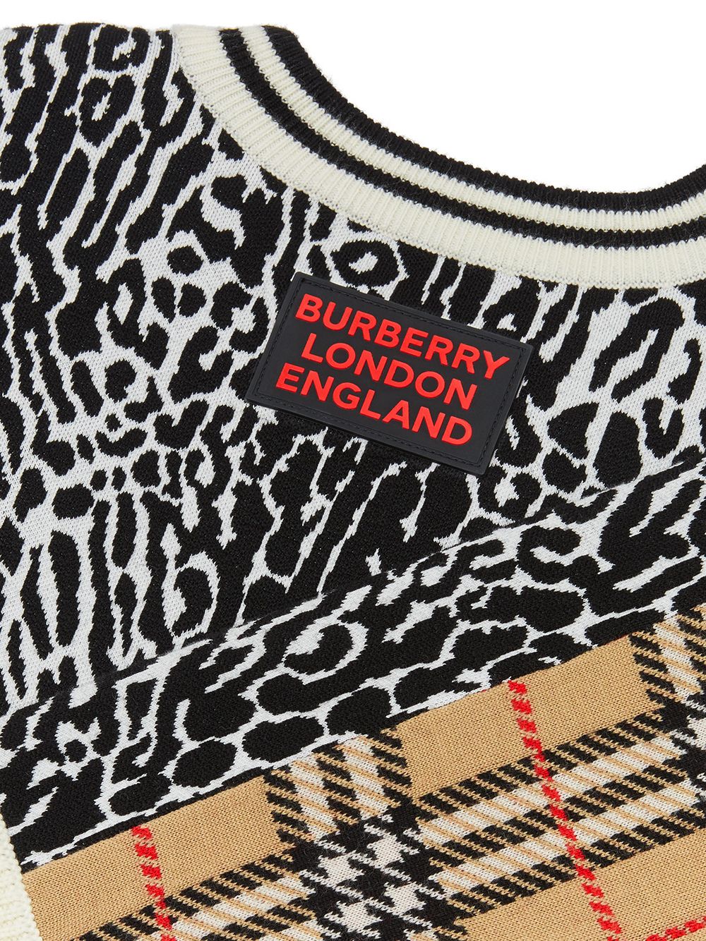 Burberry Kids Check Leopard Print Dress - Farfetch