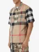 Burberry Panelled Check short-sleeve shirt