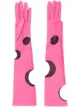 Image 1 of Manokhi long cut-out detail gloves