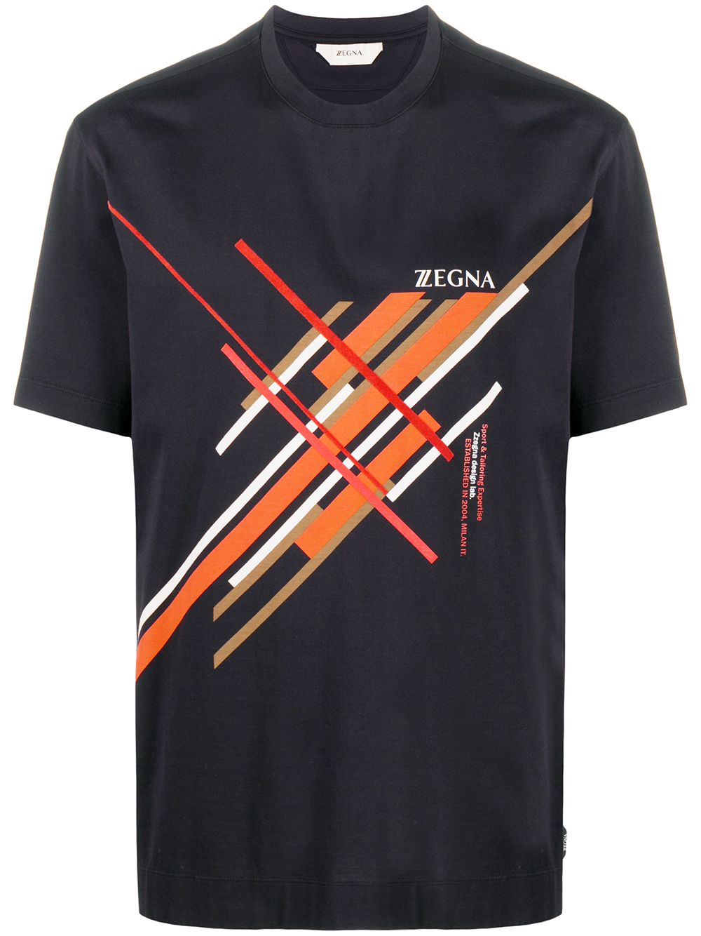 фото Ermenegildo zegna футболка с графичным принтом