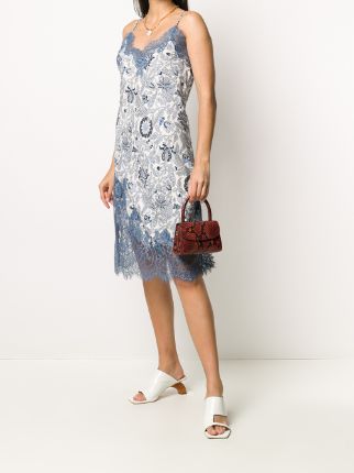 Kate paisley lace slip dress展示图