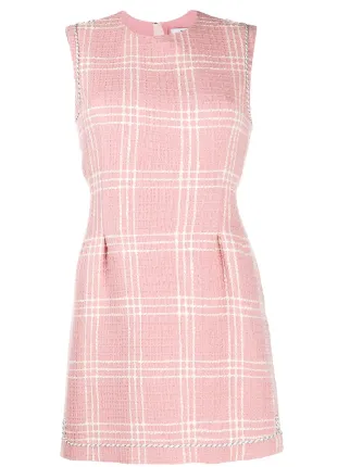 msgm tweed dress