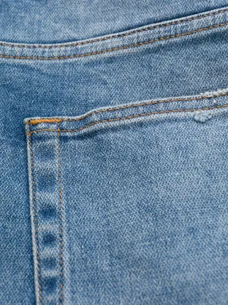 cropped tapered-leg jeans展示图