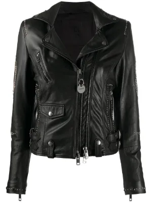 diesel leather jacket women