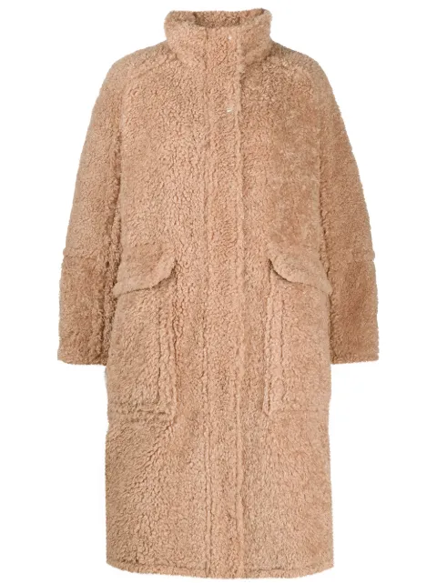 Diesel oversized textured coat