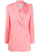 Image 1 of MSGM peak-lapel wraparound jacket