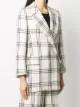 MSGM checked-pattern cropped-sleeve blazer