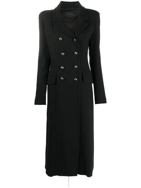 double breasted wool overcoat