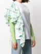 MSGM floral ruffle T-shirt
