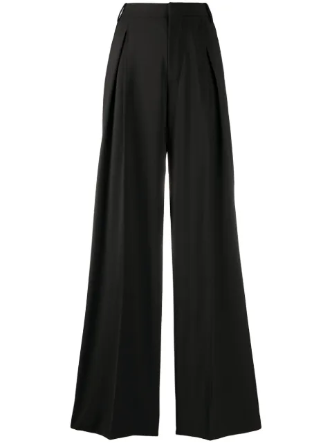 Diesel pantalones acampanados con tiro alto
