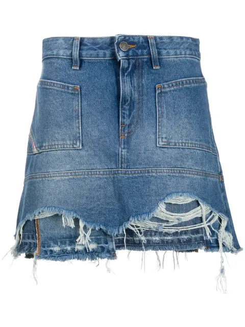 diesel denim mini skirt
