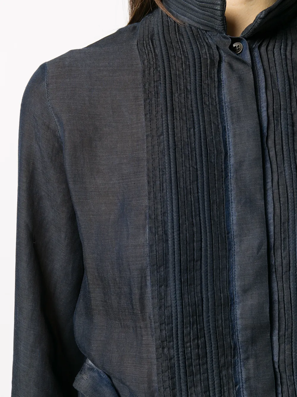 Diesel Jurk met geplooid detail Blauw