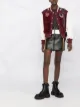 Image 2 of Diesel colour-block biker mini skirt