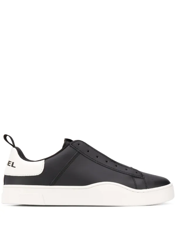 black plimsoll trainers