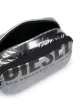 Diesel metallic logo make up bag
