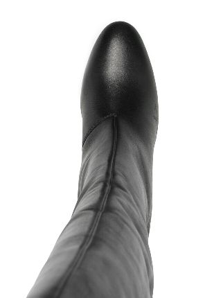 knee-high leather boots展示图