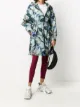 Image 2 of Moncler patterned cinched-waist raincoat