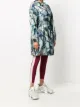 Moncler patterned cinched-waist raincoat