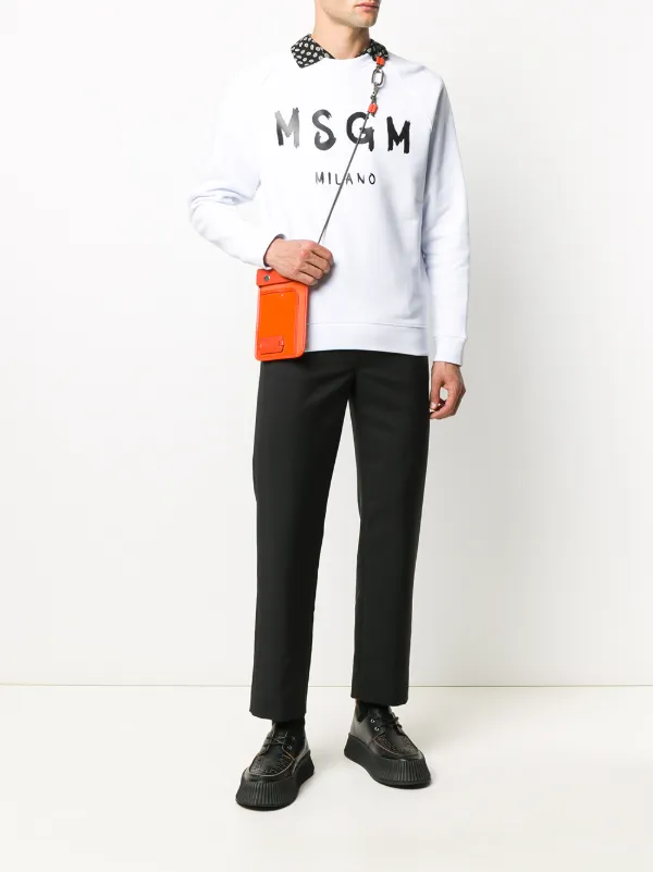 ☆MSGM☆ロゴ スウェットシャツ 正規品 MSGM ロゴ スウェットシャツ 通販 - FARFETCH
