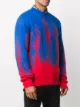 MSGM Fluorescent pattern knitted sweater