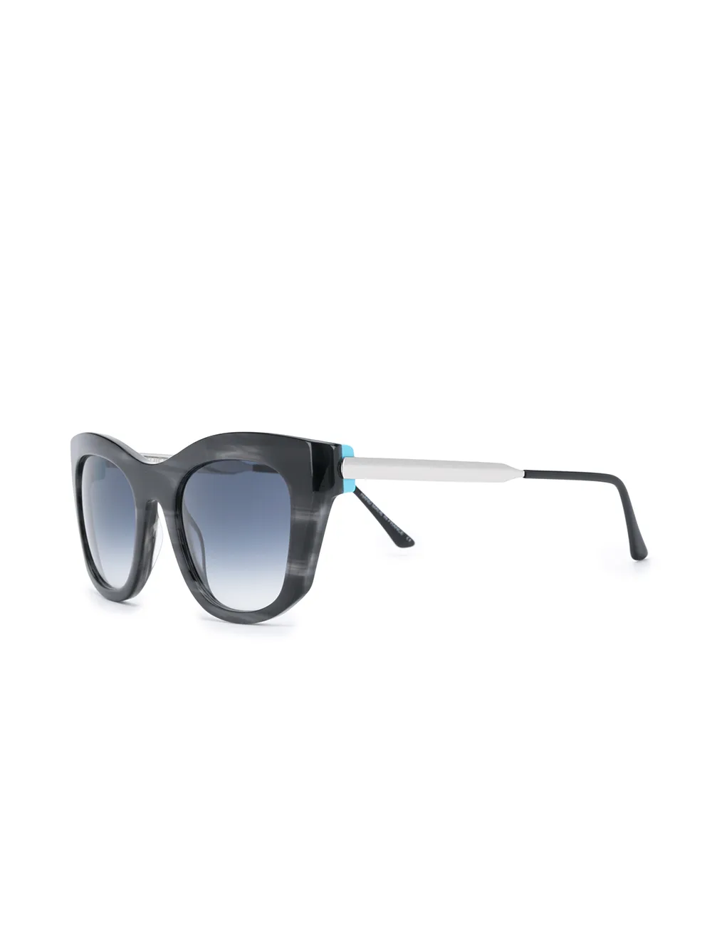 Thierry Lasry Supremacy 203F zonnebril met kattenoog montuur - Zwart