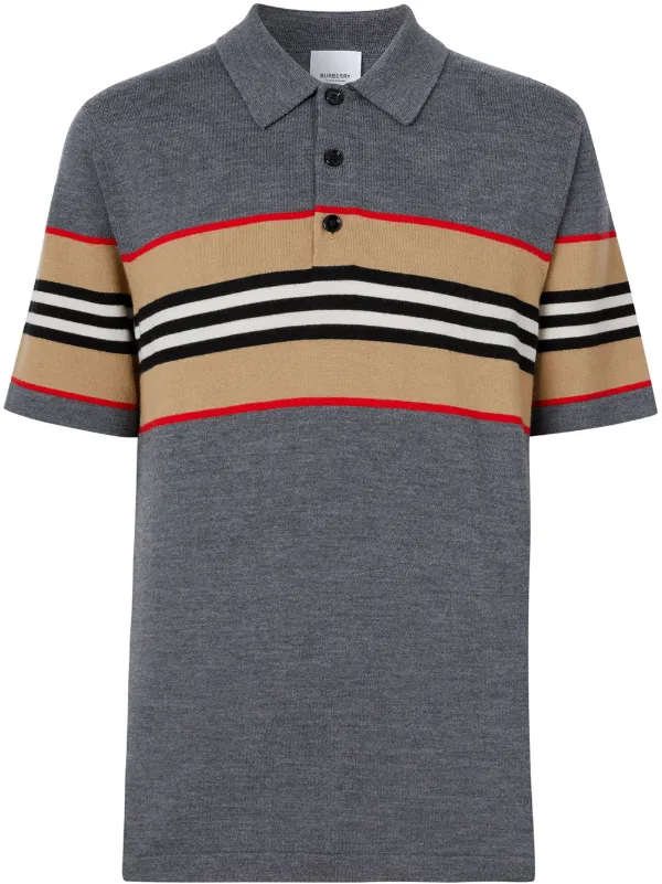 burberry polo grey