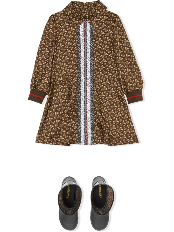 Burberry Kids モノグラム ワンピース 通販 - FARFETCH