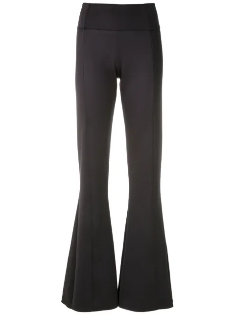 Amir Slama panelled flared trousers