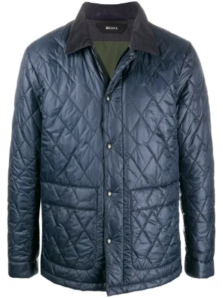 zegna quilted jacket