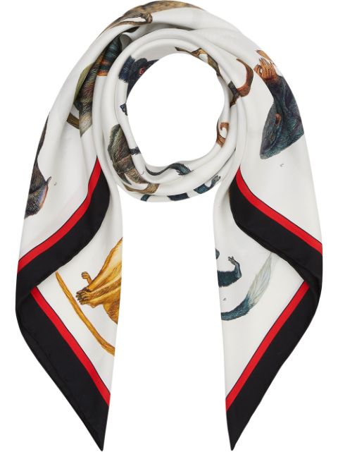 burberry monkey print scarf