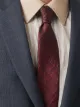 Burberry monogram-pattern pointed-tip tie