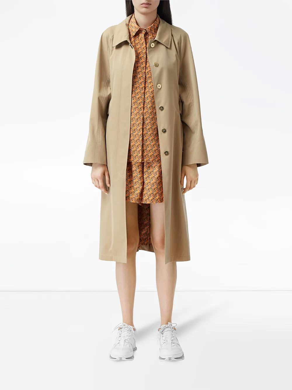 burberry belted car coat