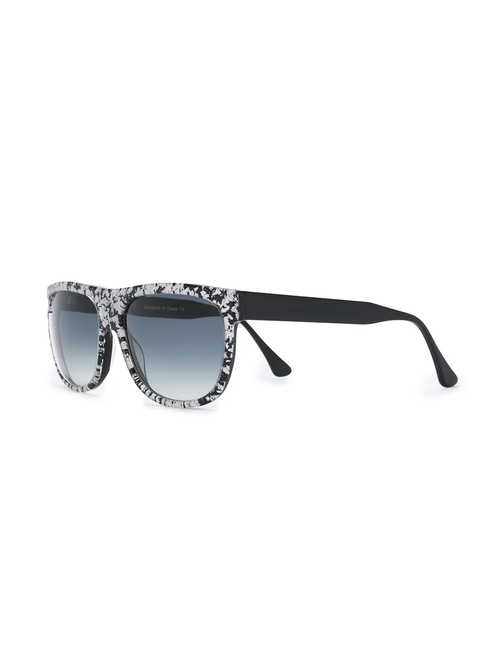 Thierry Lasry Profecy zonnebril met vierkant montuur - Zwart