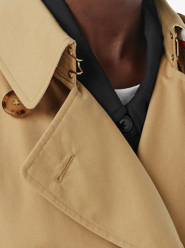 Burberry lined hot sale coat