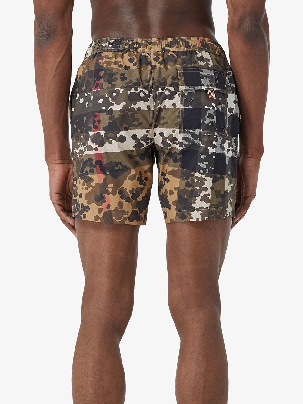 фото Burberry плавки-шорты с принтом camouflage check