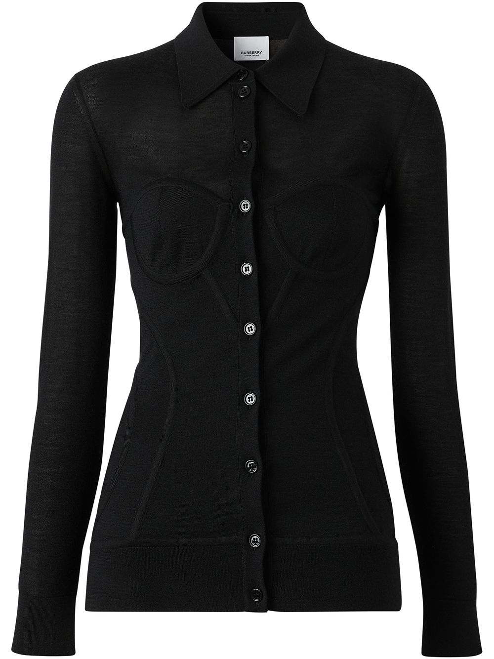 Burberry corset-detail Cardigan - Farfetch