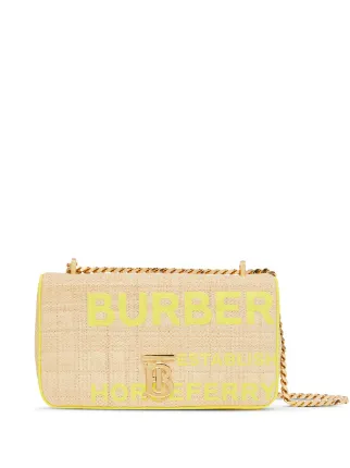 yellow burberry bolsa