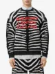 Burberry zebra and logo jacquard jumper