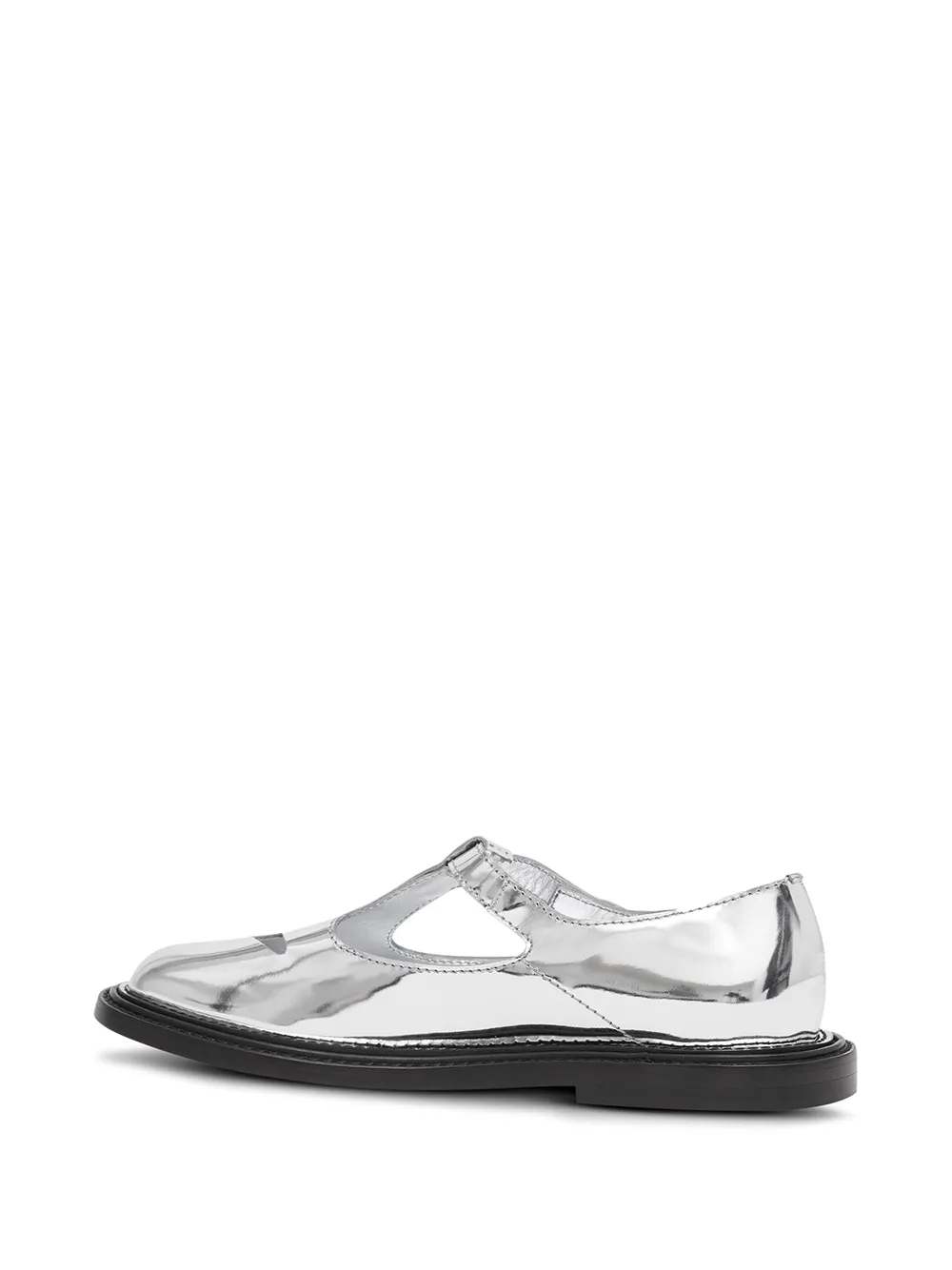 Metallic t 2024 bar shoes