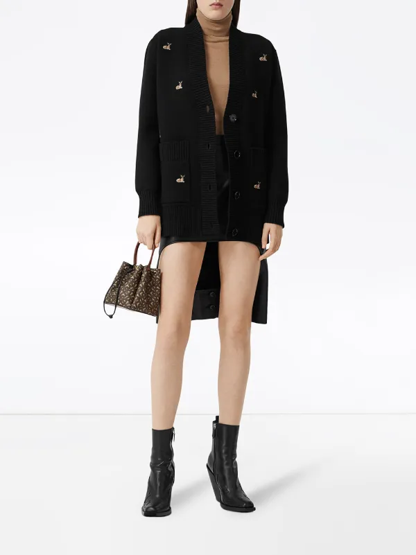 burberry deer cardigan