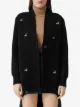 Burberry oversized Deer motif cardigan