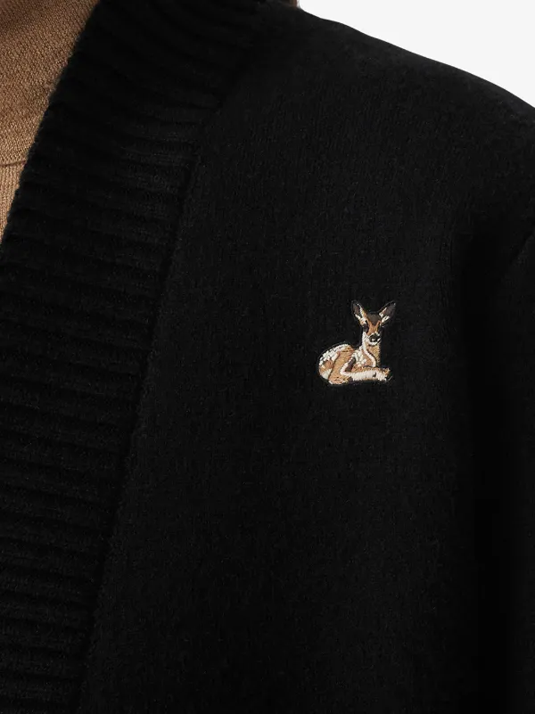 burberry deer cardigan