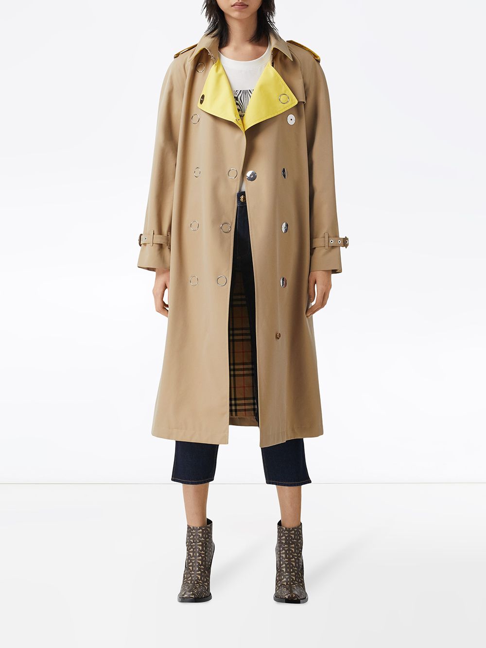 Burberry Calf Leather Trench Coat - Brown Coats, Clothing - BUR383869