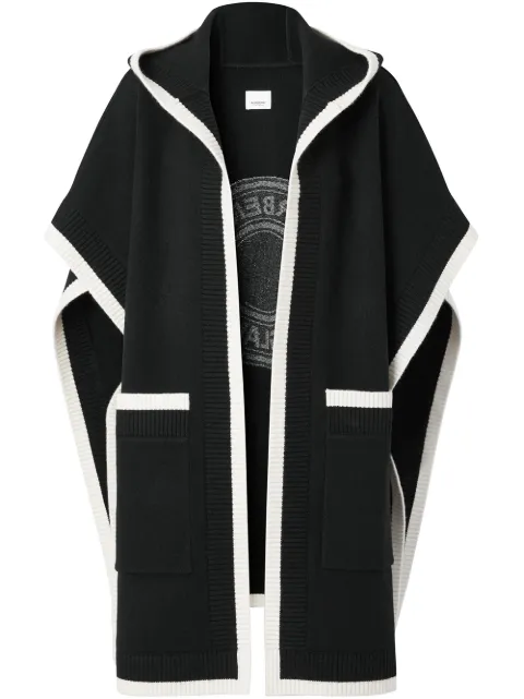 Burberry Jacquard-Cape mit Logo