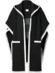 Image 1 of Burberry logo jacquard-woven cape