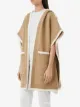 Burberry жаккардовый кейп с логотипом