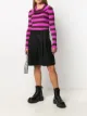 Image 2 of MSGM cowl-neck striped jumper