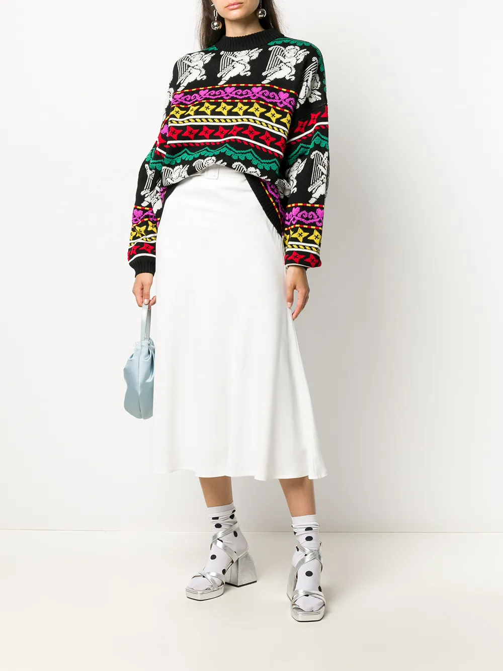 MSGM Intarsia trui Zwart
