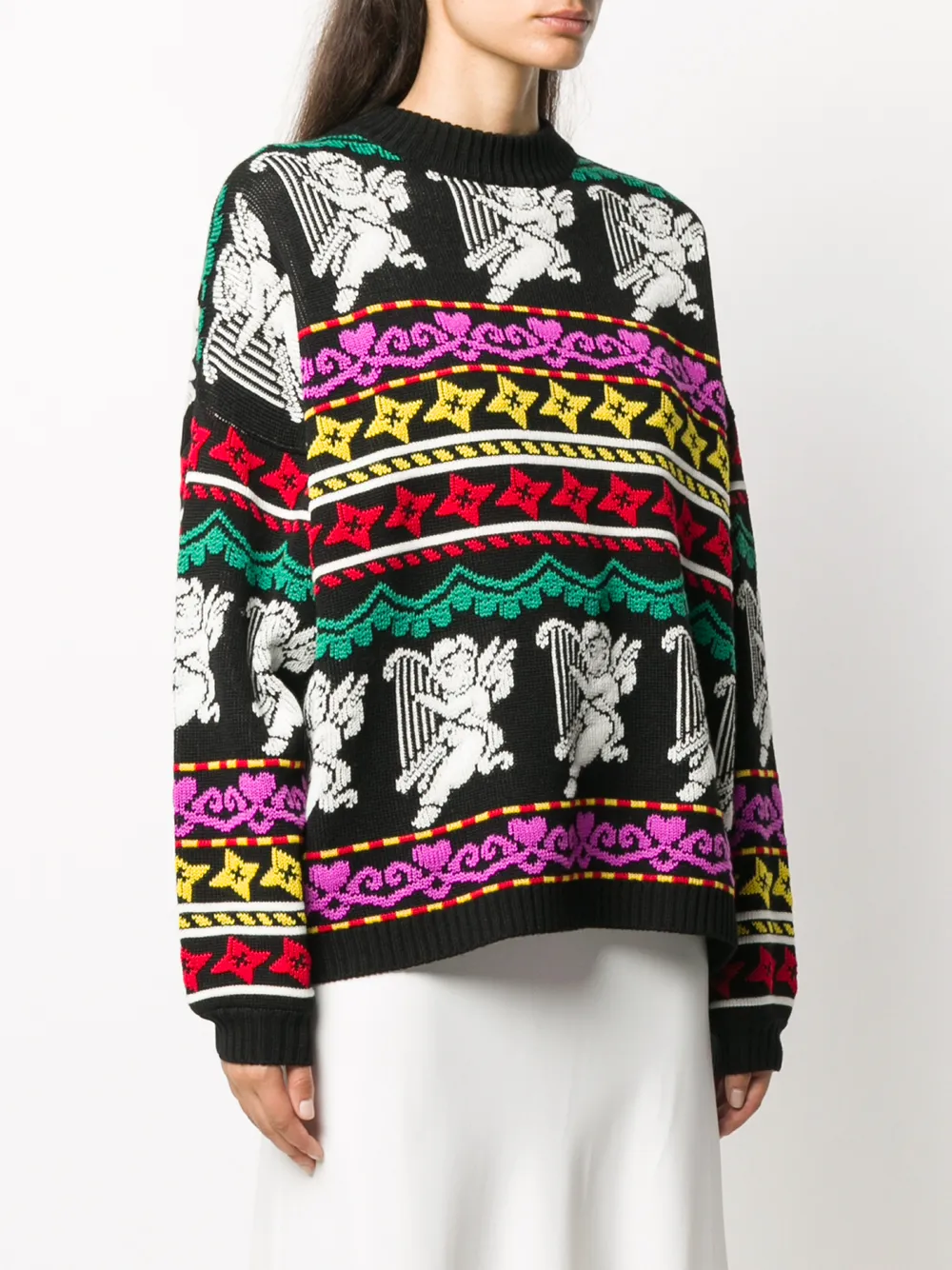 MSGM Intarsia trui Zwart